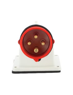 Bticino fixed plug 90° ip44 16a 3p+t 380v csf316/43c